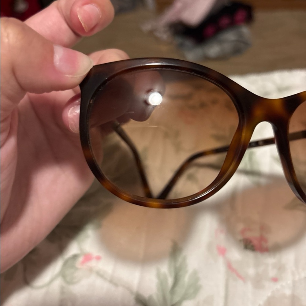 Burberry Brown Tortoise Sunglasses - Picture 3 of 4